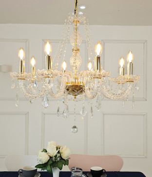 오리엔 8등 샹들리에 크리스탈식탁등 크리스탈펜던트